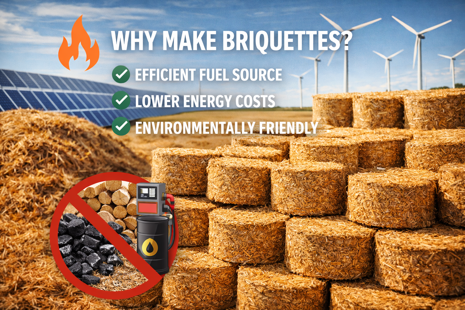 Why make Briquettes?